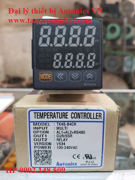 Đồng hồ điều khiển nhiệt độ PID Autonics TK4S-B4CR