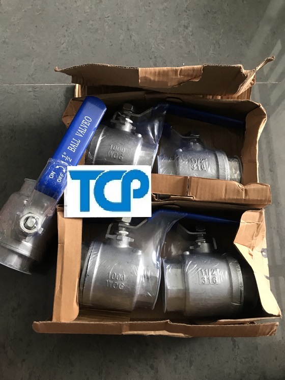 Van bi gạt tay inox phi 90 (DN80)